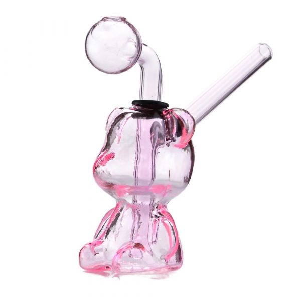 Pink Teddy Bear Bubbler - Image 3