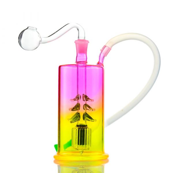 Xmas Tree Glass Bubbler with LED Lights - Image 2